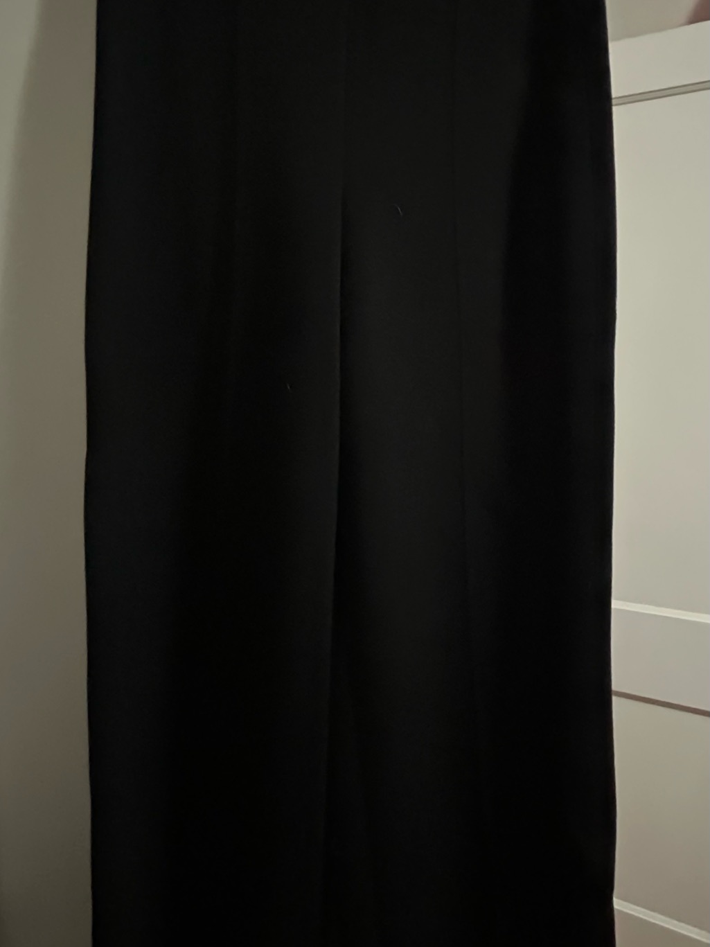 Christian Siriano Black Wide-Leg Pants